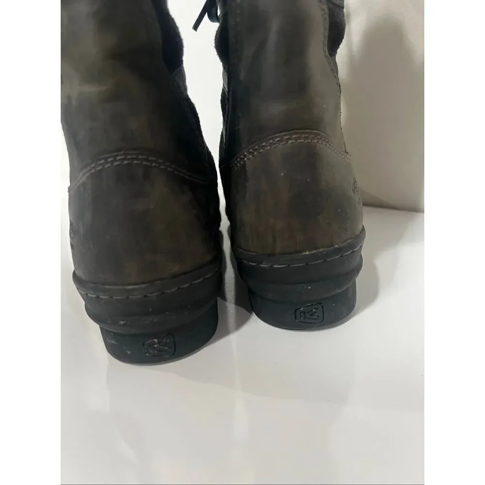 Keen Wapato Tall Waterproof Leather Winter Boots Sz 6 Exc cond
